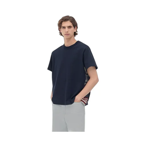 Soft Cotton Jersey Gingham T-Shirt