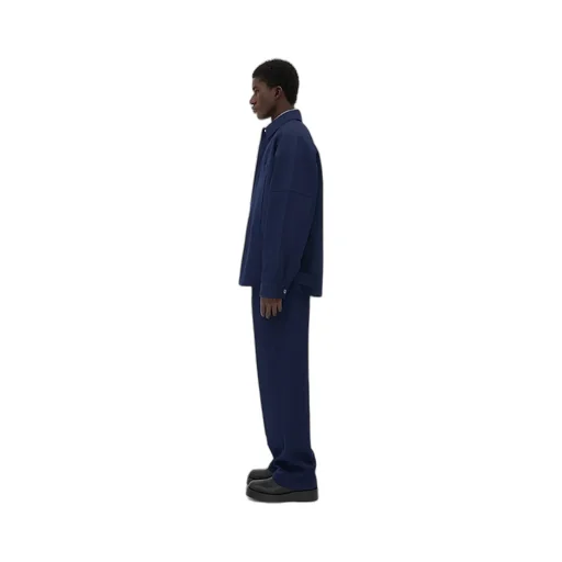 Wool Grain De Poudre Blouson