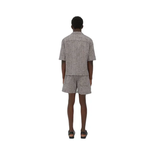Knotted Viscose Check Shirt