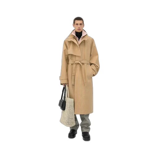 Notebook Wool Cotton Trench Coat