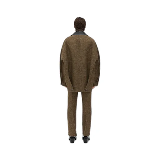 Double Compact Cotton Frise Coat