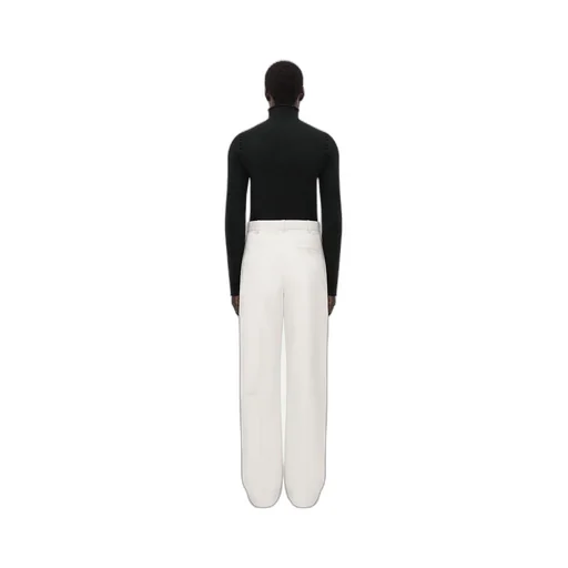 Leather Wide Leg Trousers