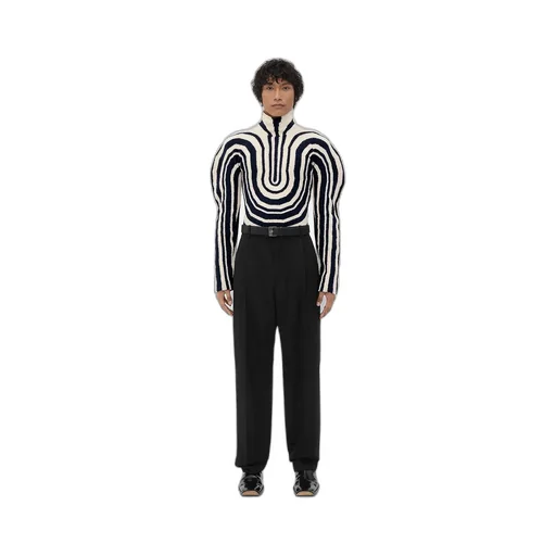 Graphic Cotton Rib Jumper