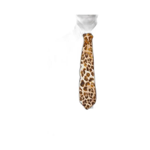 Printed Leather Tie