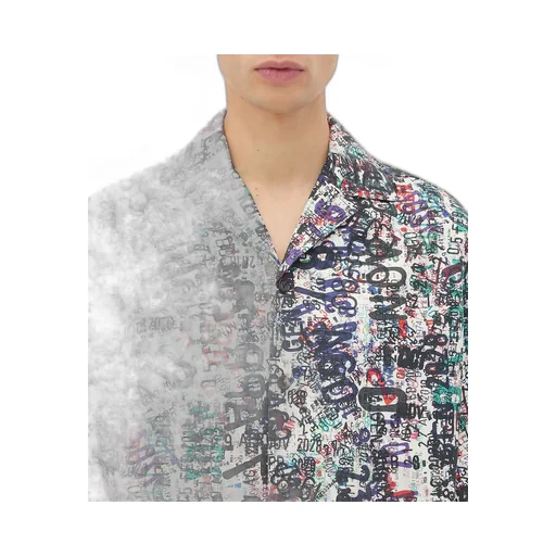 Cotton Wool Memory Print Shirt
