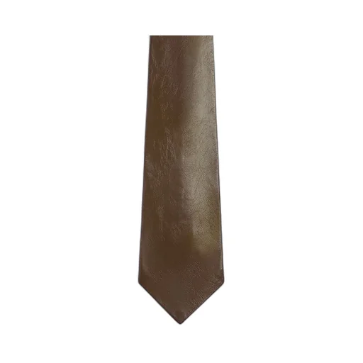 Shiny Leather Tie