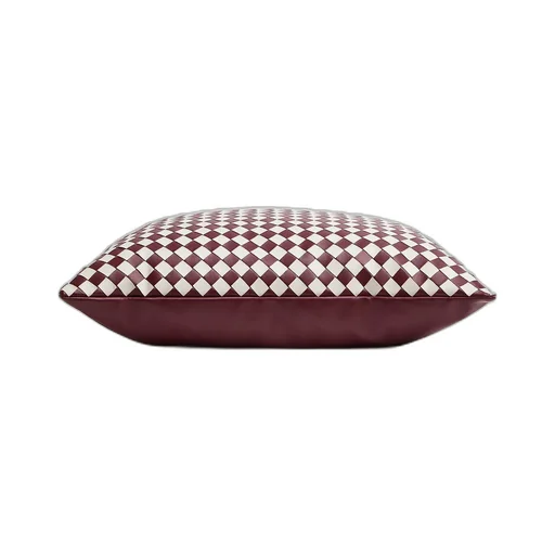 Check Intrecciato Cushion