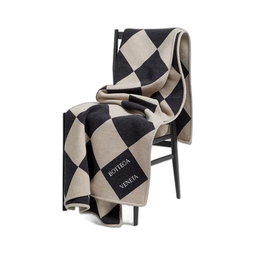 Jacquard Check Blanket