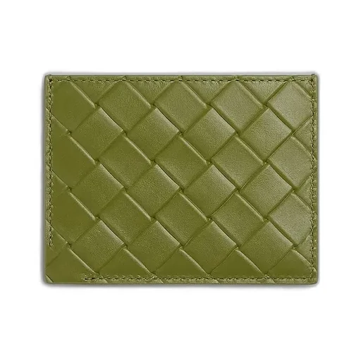 Intrecciato Stamp Credit Card Case