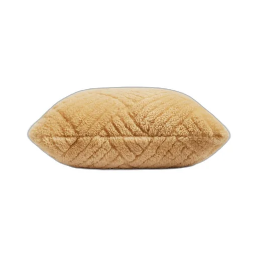 Intreccio Pattern Shearling Cushion