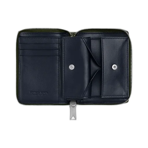 Cassette N/S Compact Zip Around Wallet With Coin Purse