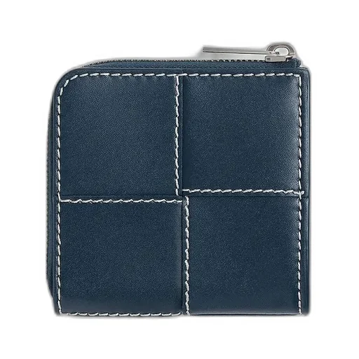 Cassette Square Compact Zip Around Wallet