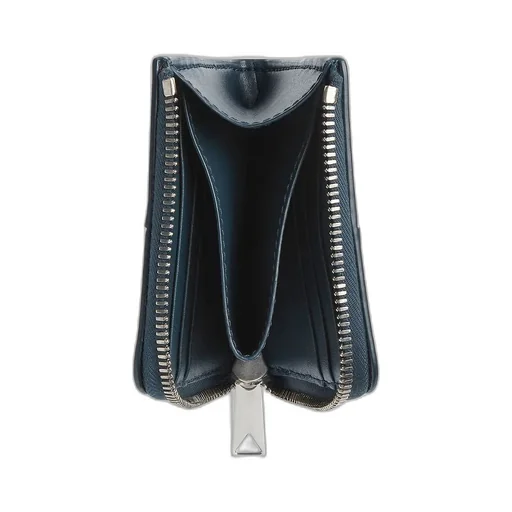 Cassette Square Compact Zip Around Wallet