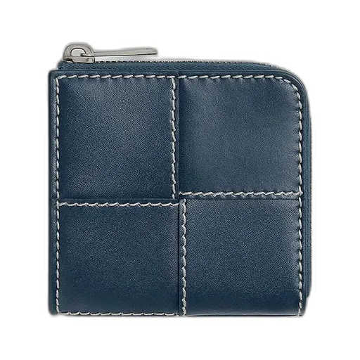 Cassette Square Compact Zip Around Wallet