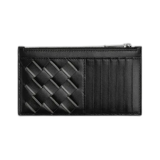 Intrecciato Long Zippered Card Case