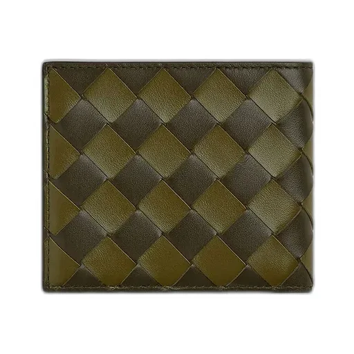 Intrecciato Bi-Fold Wallet With Coin Purse