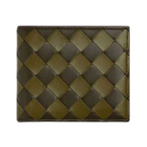 Intrecciato Bi-Fold Wallet With Coin Purse