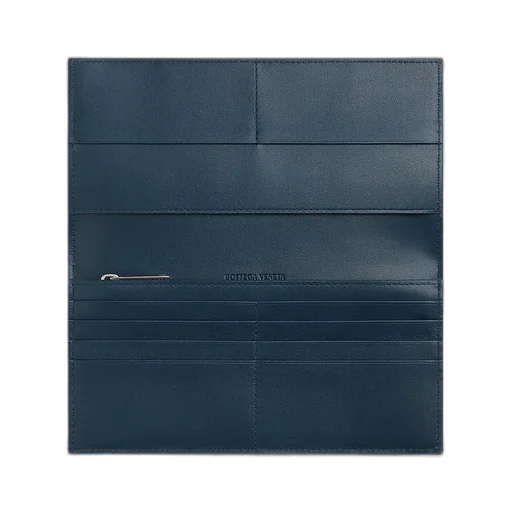 Cassette Long Wallet With Coin Purse