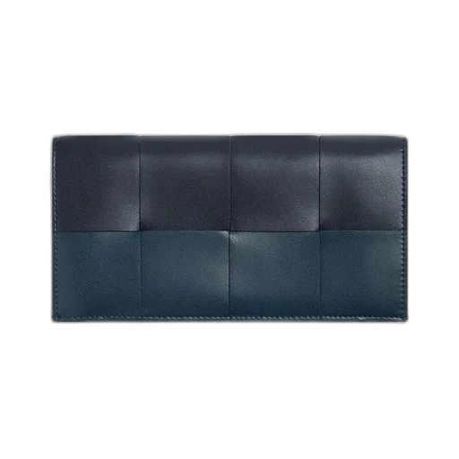Cassette Long Wallet With Coin Purse