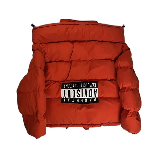 Upside Down Parental Advisory Puffer