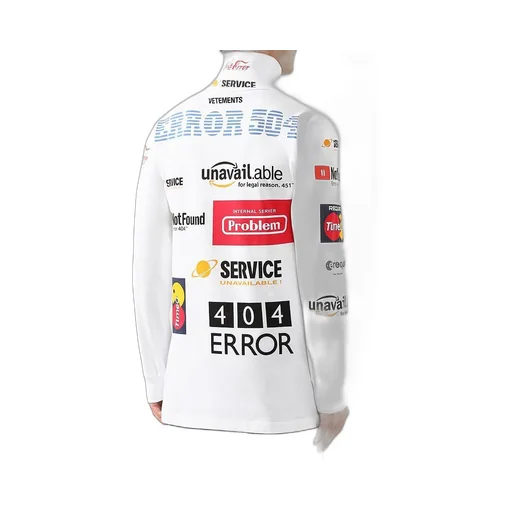 Error-print Turtleneck