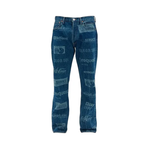 Error-print Jeans