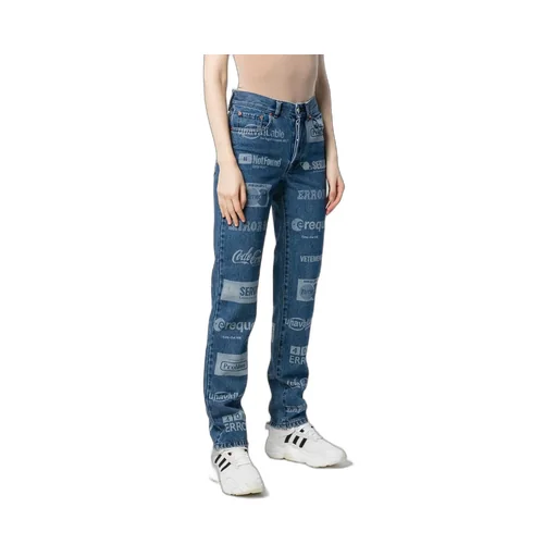 Error-print Jeans