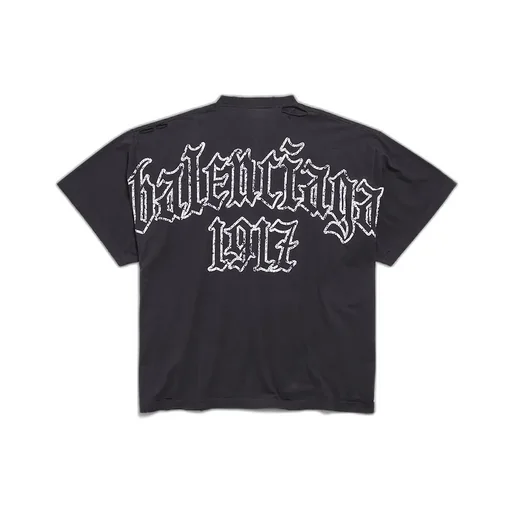 Blackletter Script Oversized T-Shirt