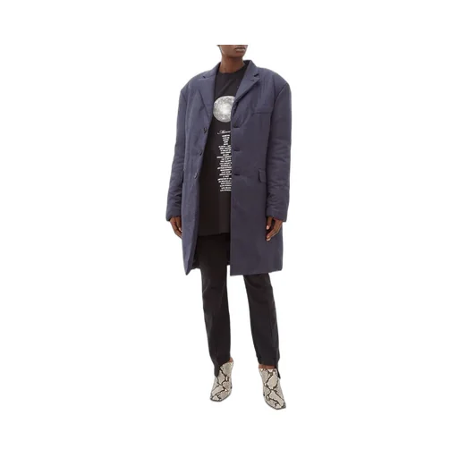 Checked Padded Coat 