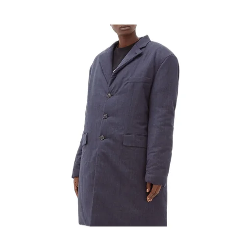 Checked Padded Coat 