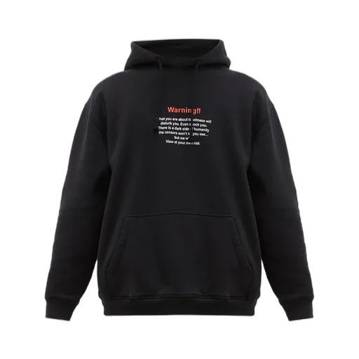 Warning Hoodie