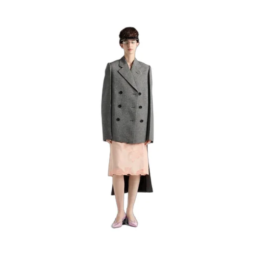 Double-Breasted Prince Of Wales Checked Jacket