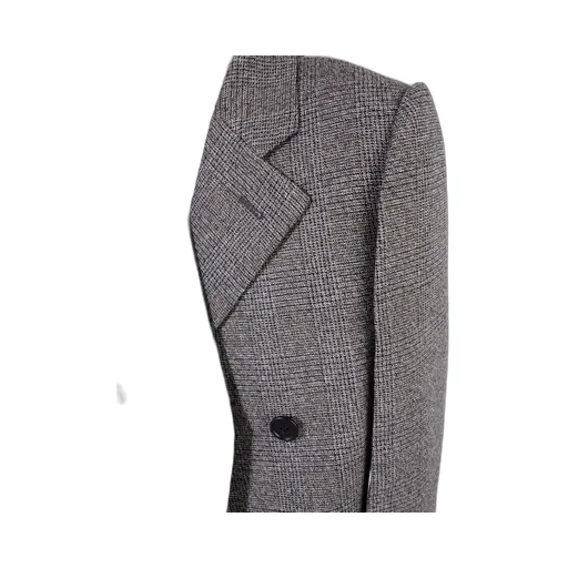 Double-Breasted Prince Of Wales Checked Jacket