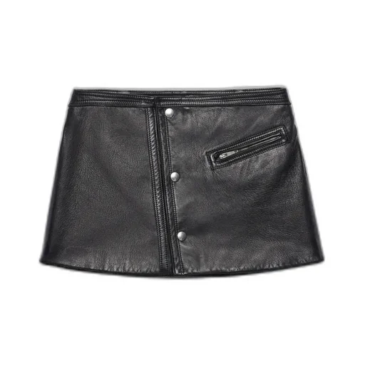 Leather Mini Skirt