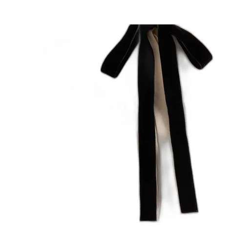 Long Pleated Satin Sablé Dress