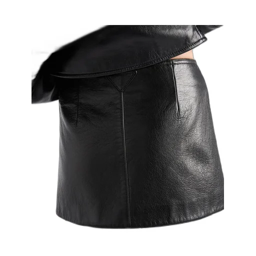 Leather Mini Skirt