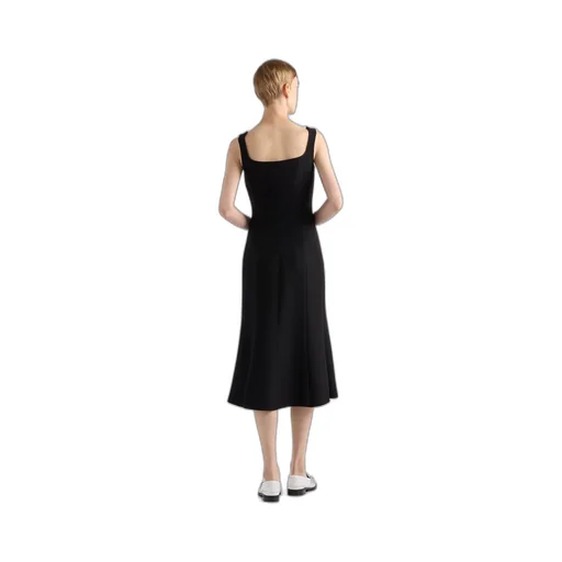 Embroidered Cady Dress