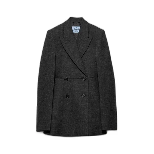 Double-Breasted Vintage-Look Rush Stitch Jacket
