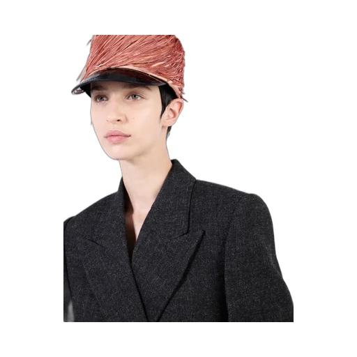Double-Breasted Vintage-Look Rush Stitch Jacket