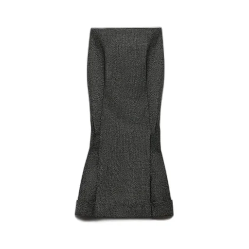 Mouliné Wool Midi-Skirt