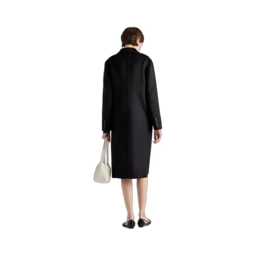 Single-Breasted Cashgora Coat