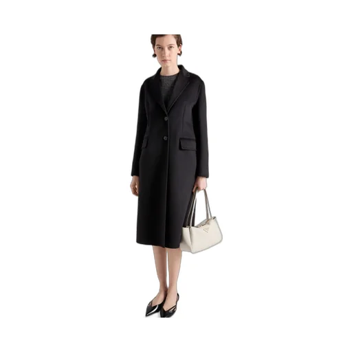 Single-Breasted Cashgora Coat