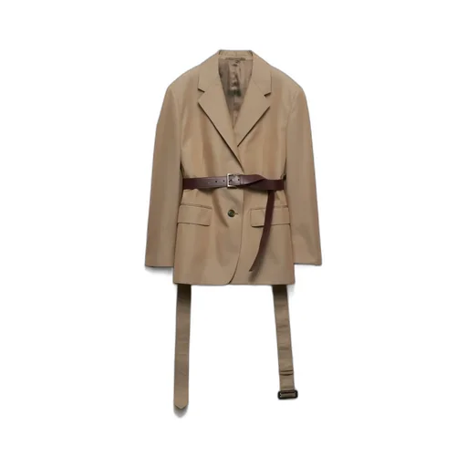 Single-Breasted Twill Jacket