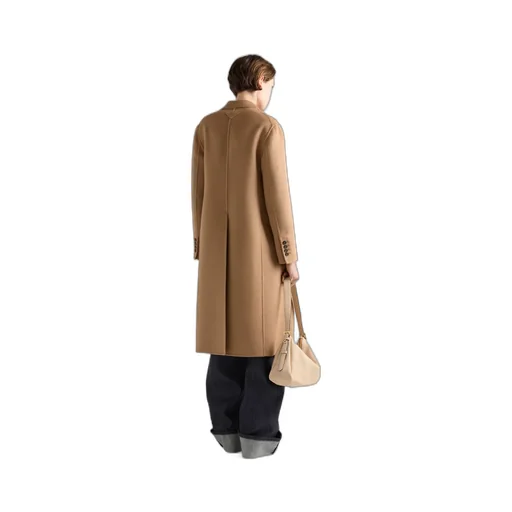 Single-Breasted Cashgora Coat