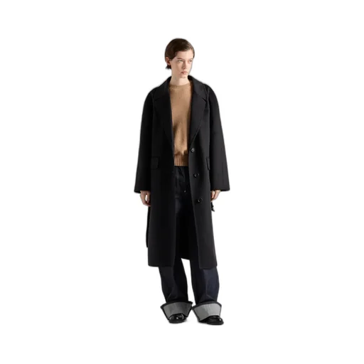 Single-Breasted Cashgora Coat
