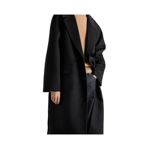 Single-Breasted Cashgora Coat