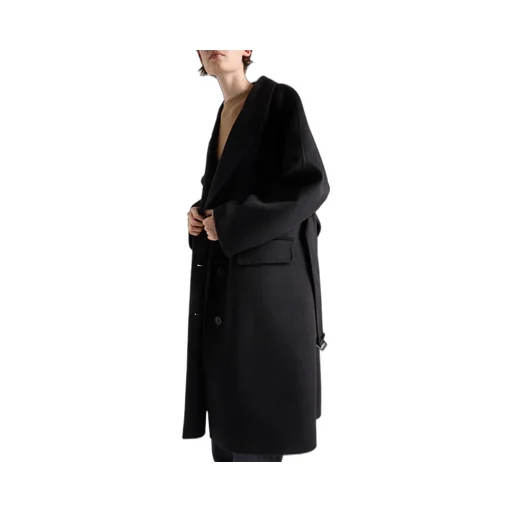 Single-Breasted Cashgora Coat