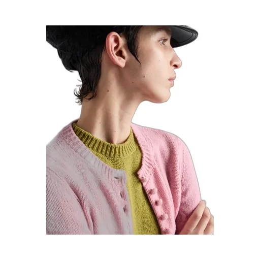 Short-Sleeved Cashmere Sweater