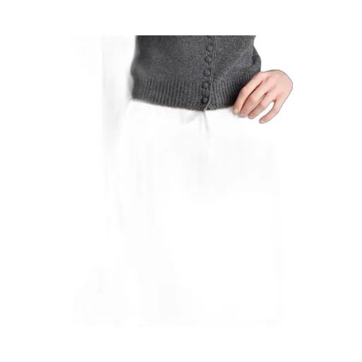 Embroidered Silk Habutai Skirt