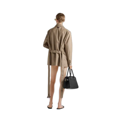 Single-Breasted Twill Jacket